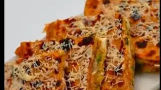 बची हुई रोटी का नया नास्ता देख कर पिज्जा- बर्गर भूल जाएँगे। Leftover Roti pizza Snack😇