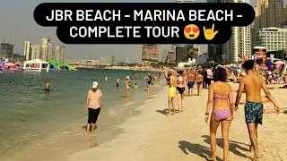 JBR Beach ⛱️ Dubai Marina 😍🤞