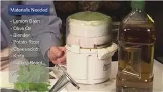 Oil Treatments & Recipes : How to Make Lemon Balm Oil