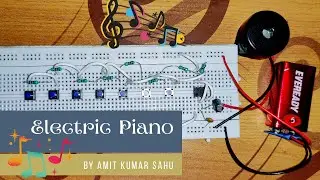 How to make DIY Electronic Piano at Home using NE555 Timer IC on BreadBoard | DIY Electronic Piano |