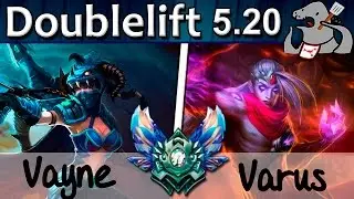 Doublelift - Vayne/Janna vs Varus/Braum - ADC - Diamond S5 | 406