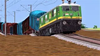 Train vs Anti-Sleep Railroads Tracks in the World  | Indian Railways - Train Simulator 2021 |