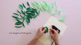 DIY Paper Leaf Mobile by Clever Poppy