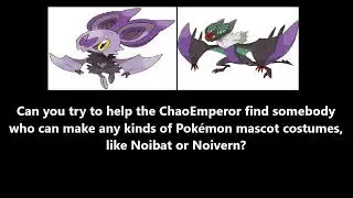 Daily Multiple Choice Requests On Pok&eacute;mon Mascot Costumes Noibat and Noivern #mascot2025