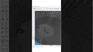 Modern Clock Design in SketchUp⛓️Learn how to model a stylish wall clock using precise geometry #art
