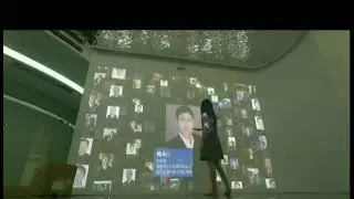 Interactive Wall Projection Screen 2mm Finger Touch Accurate Lidar high Precision for Science Museum