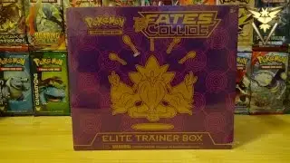 Opening A Pokemon XY Fates Collide Elite Trainer Box!!