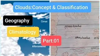 Clouds// Classification of Clouds//Climatology//part:01// study of geography