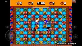 Super Bomberman SNES Offline adventure game' Short battle mode at duel zone on Huawei android device