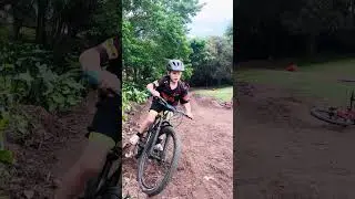 Chaos at the local! #mtb #jumptrail #mtbbike #jumpline #mtbjumps