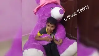 Soft toys // 6feet teddybear making at home // Sai creations Tamil