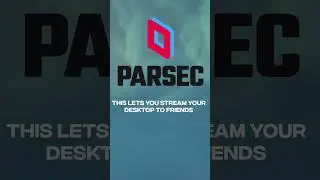 Useful apps #5 :Parsec #tech #techtok #viral #gaming #videogames #coop  #pc #technology #pcgaming