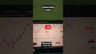 Canara Bank Trade #stockmarket #daytrader #trading #loss #profit #canarabank #tradingpsychology