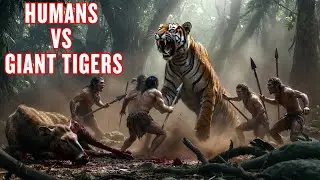 Prehistoric Humans Fight Giant Tigers for Food | One Million Years Ago | Ancient Survival Story