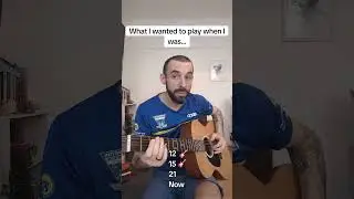 What I wanted to play... through the years! 🎸 #guitarshort #guitarriff #guitarist