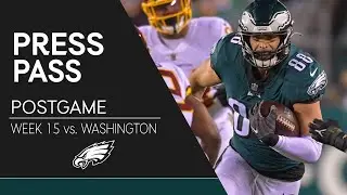 Eagles Players React to Week 15 Win Over Washington | Eagles Press Pass