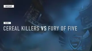 Cereal Killers vs Fury Of Five - Round of 32 - TES Arena Of Valor League