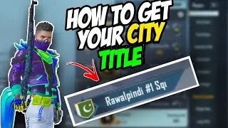 How to Get City Title in Pubg Mobile 😱&hearts;️ | PUBG MOBILE