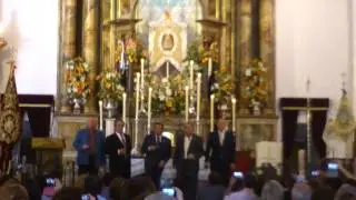 Los Romeros de la Puebla en el Pregon Rociero de su compañero Pepe
