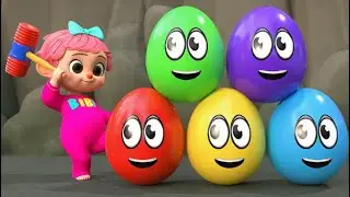 Mix de canciones infantiles aprendiendo Colores con Bibi 🌈  Huevos Sorpresa