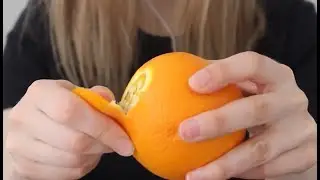 ASMR Orange Squeezing Sounds Relaxing For Deep Sleep