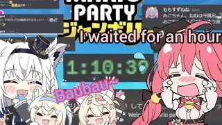 Nobody shows up for Miko's Mario party but later saved by Fubuki & FuwaMoco [EngSub/HololiveClip]
