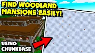 How to Find a WOODLAND MANSION VERY EASILY Using Chunkbase! | Minecraft 1.19+ Java & Bedrock