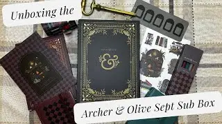 This Sub Box is Beautiful / Archer & Olive Sept Sub Box Unboxing