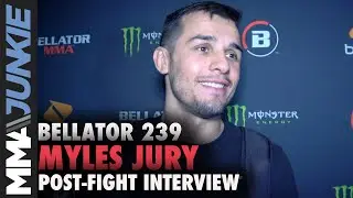 Bellator 239: Myles Jury post fight interview