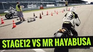 Scooter-Attack presents | Roller gegen Motorrad | Stage12 Sprinter vs Mr Hayabusa