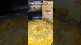 Mango Custard in 5 Minutes! 😋 | Easy & Delicious 🥭