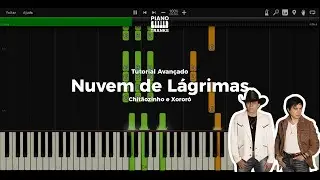 Chitãozinho e Xororó - Nuvem de Lágrimas (Tutorial Piano)
