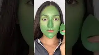 Shorts makeup art |Wicked Witch of the West 💚 elphaba makeup bruja fyp parati