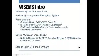 WSEMS: Dispute Resolution Options