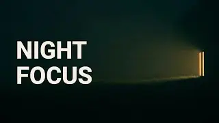 Night Focus Ambient Electronic Music for Late Work & Quiet Productivity (1 Hour)