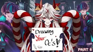 Drawing more Fanarts of your sick VTuber Designs - GradNC x Mina