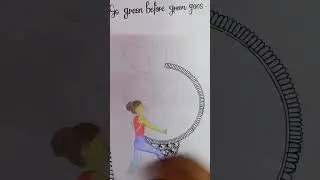 GO GREEN[parts-1]#pencilsketch #natural #naturelovers #naturedrawing #art #artist #pencilcoloring