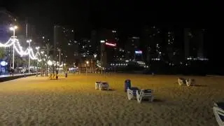 Levante Beach At Night, Benidorm 2016