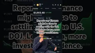 BNB just hit an all-time high of over $1,000#bnb #crypto