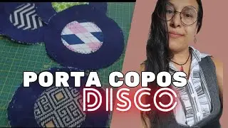 Porta-Copo vintage com retalhos de tecidos | Sexta Geek