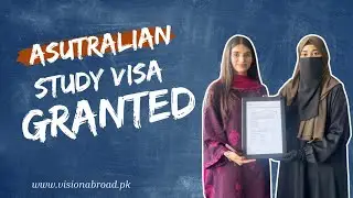 🎉 Australia Study Visa Granted &mdash; Esha Farooq! 🇦🇺A proud moment as Esha Farooq receives visa