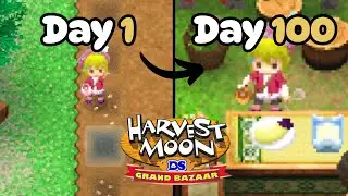 I played 100 days in Harvest Moon: Grand Bazaar