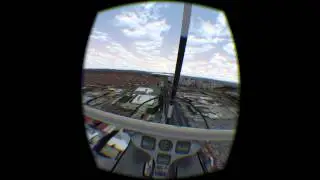 istanbul airport ltba landing  taxi2gate add on view from oculus rift in prepar3d