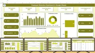 Employee Retention Dashboard in Google Sheets