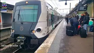 Riding on The Double Decker Paris RER Line A train | Just Train