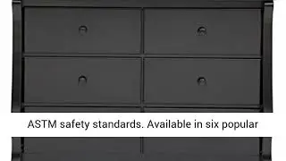Delta Children Universal 6 Drawer Dresser, Black