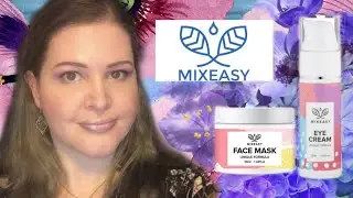 MixEasy Face Mask & Eye Cream || Customized Skincare || Unboxing & Review