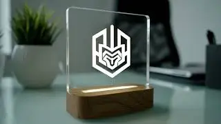 Custom Acrylic LED Logo Light &ndash; Corporate Anniversary Gifts