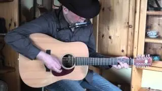 Hotel California - Eagles (cover: 12-string guitar / harmonica)
