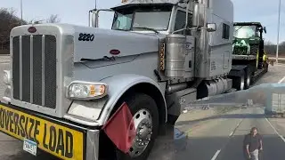 Flirting with disaster, RGN Trucking Oversize Load .